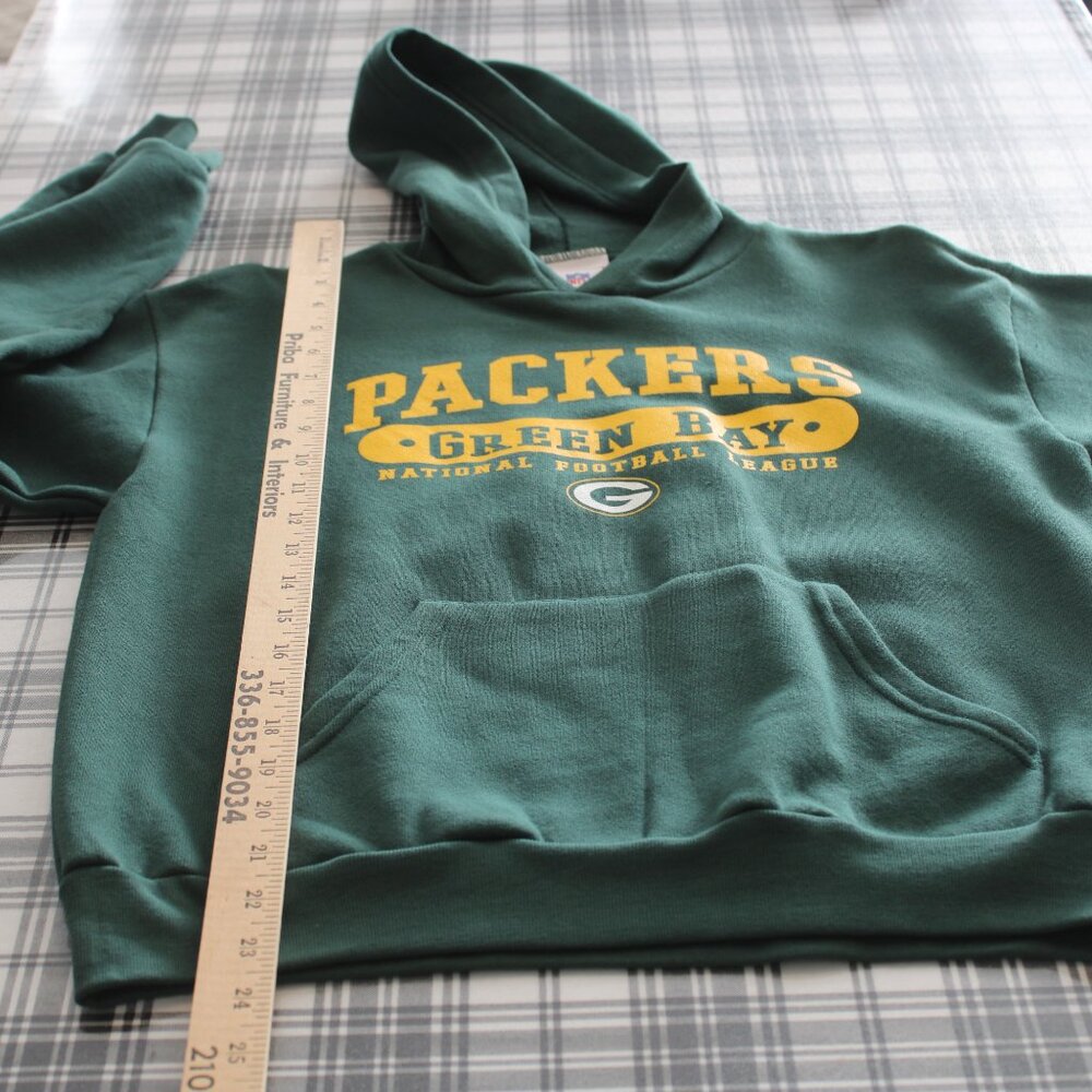 Green Packers Hoodie Youth Green Large New - Picture 6 of 8
